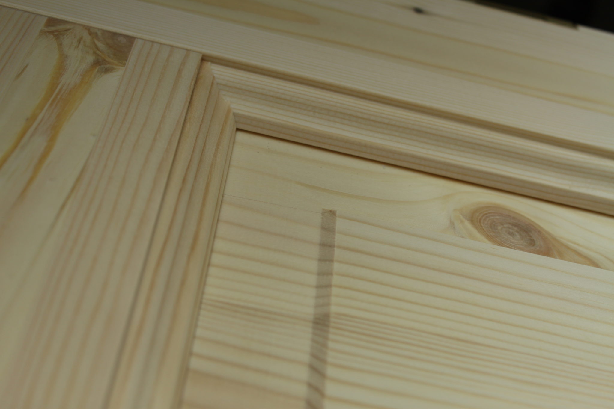 Furu Innerdør m/karm, Ubehandlet heltre - Bilde 3